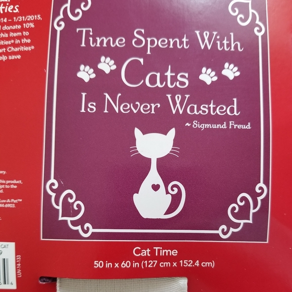 Cat blanket mircoplush - Picture 2 of 6